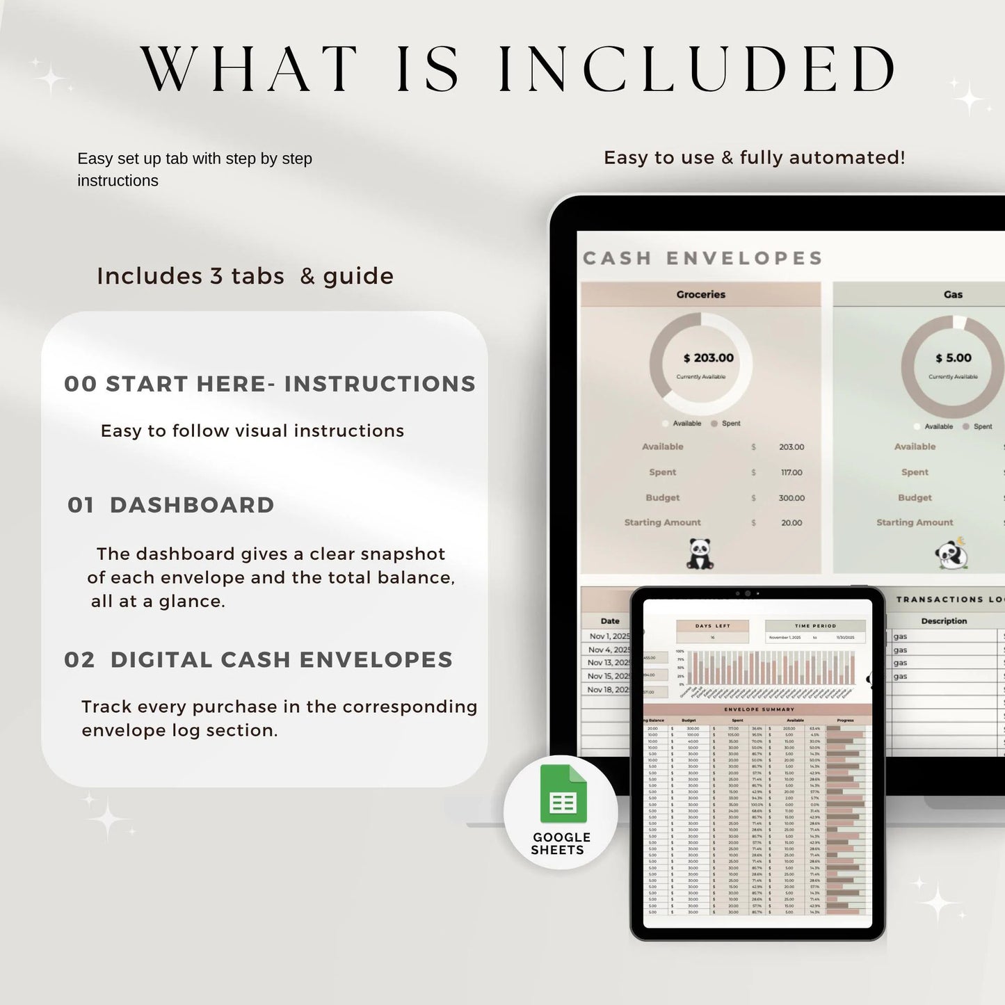 Digital Cash Envelopes, Cash Envelopes, Cash Budgeting, Cash Tracker, Cash Budget planner, Digital Cash Tracker, Envelope tracker